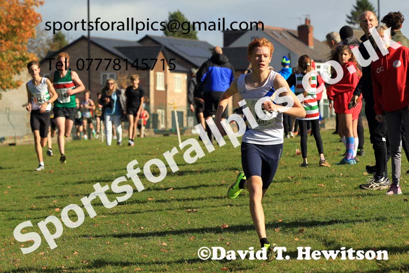 Boys under-15s 2022 Northern Cross Country Relays, Graves Park, Sheffield. Photo: David T. Hewitson/Sports for All Pics